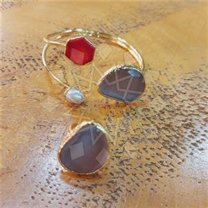 Fashion Geometric Ring Bracelet Sets