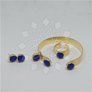 Fashion Geometric Ring Earring Bracelet Sets