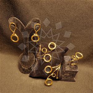 Fashion Geometric Ring Earring Bracelet Sets