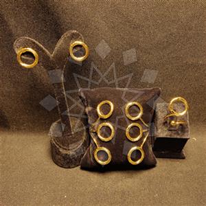 Fashion Geometric Ring Earring Bracelet Sets