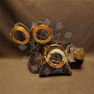 Fashion Geometric Ring Earring Bracelet Sets