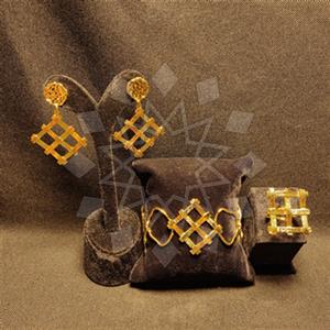 Fashion Geometric Ring Earring Bracelet Sets