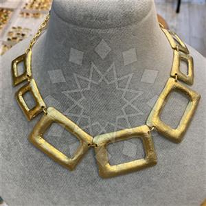 Fashion Geometric Statement Necklace