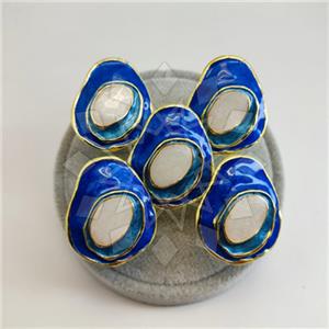 Fashion Handmade Artisan Bijoux  Cocktail Fantasy 5 Rings Package