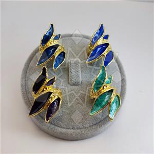 Fashion Handmade Artisan Bijoux  Cocktail Fantasy 4 Rings Package