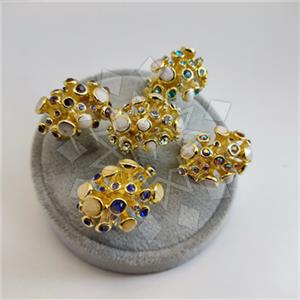 Fashion Handmade Artisan Bijoux  Cocktail Fantasy 5 Rings Package