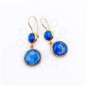 Fashion Handmade Artisan Bijoux  Double Drop Earrings