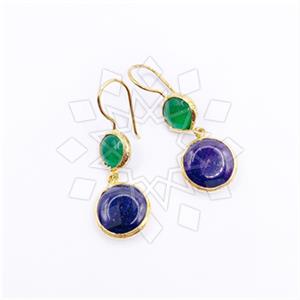 Fashion Handmade Artisan Bijoux  Double Drop Earrings