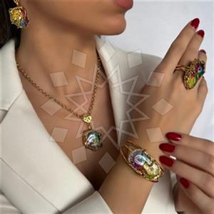 Fashion Handmade Artisan Bijoux  Ring Earring Necklace Bracelet Sets