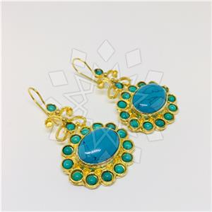 Fashion Handmade Artisan Brass  Dangle Earrings