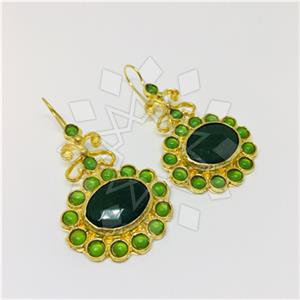 Fashion Handmade Artisan Brass  Dangle Earrings