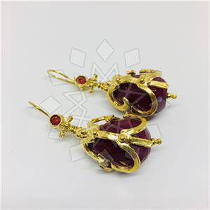 Fashion Handmade Artisan Brass  Dangle Earrings