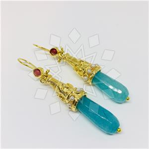 Fashion Handmade Artisan Brass  Dangle Earrings