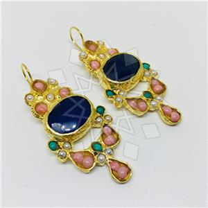 Fashion Handmade Artisan Brass  Dangle Earrings