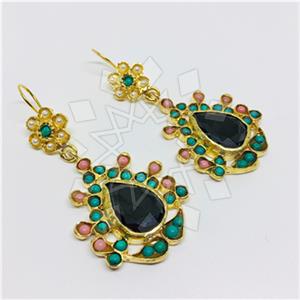 Fashion Handmade Artisan Brass  Dangle Earrings