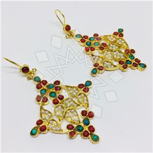 Fashion Handmade Artisan Brass  Dangle Earrings