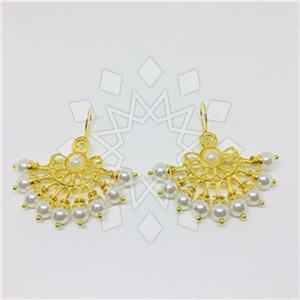 Fashion Handmade Artisan Brass  Dangle Earrings