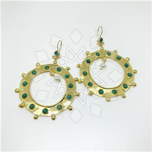 Fashion Handmade Artisan Brass  Dangle Earrings