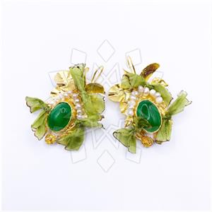 Fashion Handmade Artisan Brass  Dangle Earrings