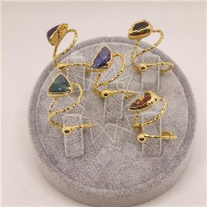 Fashion Handmade Artisan Brass  Gemstone Rings Package