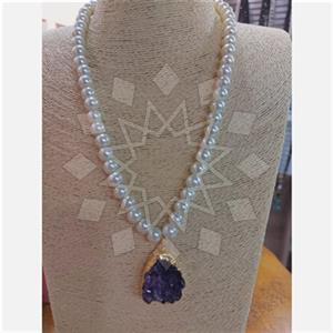 Fashion Handmade Artisan Brass  Pendant Necklace