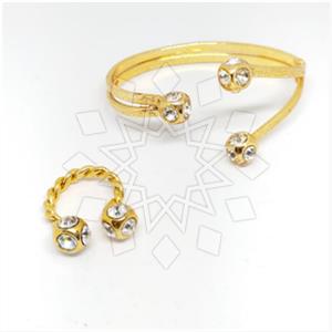 Fashion Handmade Artisan Brass  Ring Bracelet Sets