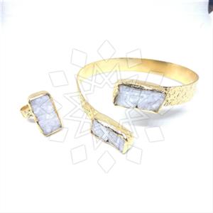 Fashion Handmade Artisan Brass  Ring Bracelet Sets