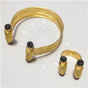 Fashion Handmade Artisan Brass  Ring Bracelet Sets