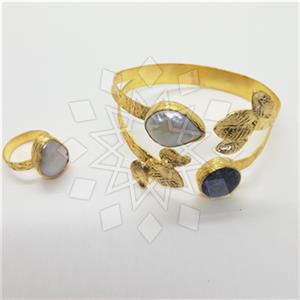 Fashion Handmade Artisan Brass  Ring Bracelet Sets