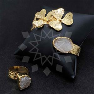 Fashion Handmade Artisan Brass  Ring Bracelet Sets