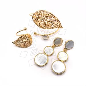 Fashion Handmade Artisan Brass  Ring Bracelet Sets