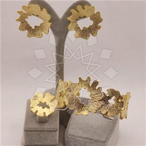 Fashion Handmade Artisan Brass  Ring Earring Bracelet Sets