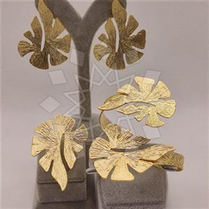 Fashion Handmade Artisan Brass  Ring Earring Bracelet Sets