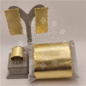 Fashion Handmade Artisan Brass  Ring Earring Bracelet Sets