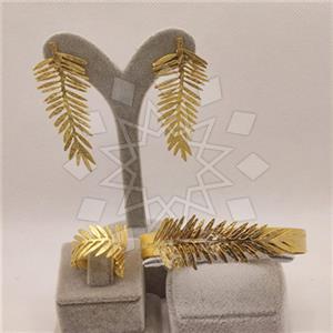 Fashion Handmade Artisan Brass  Ring Earring Bracelet Sets