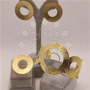 Fashion Handmade Artisan Brass  Ring Earring Bracelet Sets
