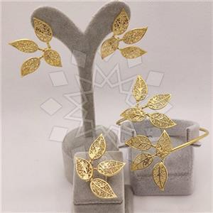 Fashion Handmade Artisan Brass  Ring Earring Bracelet Sets