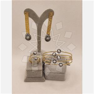 Fashion Handmade Artisan Brass  Ring Earring Bracelet Sets