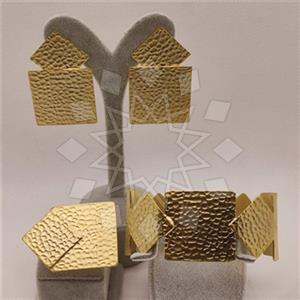 Fashion Handmade Artisan Brass  Ring Earring Bracelet Sets