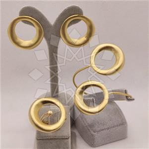 Fashion Handmade Artisan Brass  Ring Earring Bracelet Sets