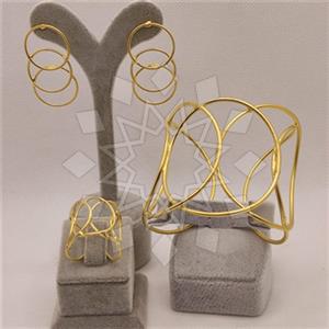 Fashion Handmade Artisan Brass  Ring Earring Bracelet Sets