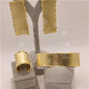 Fashion Handmade Artisan Brass  Ring Earring Bracelet Sets