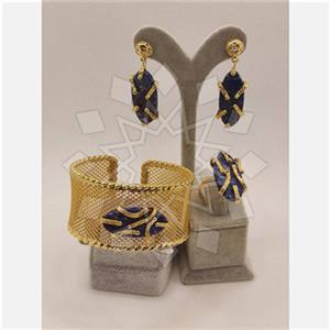 Fashion Handmade Artisan Brass  Ring Earring Bracelet Sets