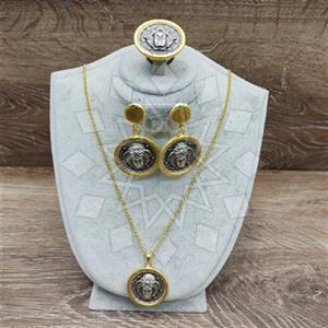 Fashion Handmade Artisan Brass  Ring Earring Bracelet Sets