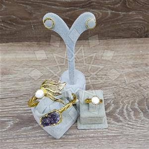 Fashion Handmade Artisan Brass  Ring Earring Bracelet Sets