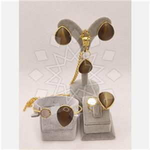 Fashion Handmade Artisan Brass  Ring Earring Necklace Bracelet Sets