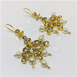 Fashion Handmade Artisan Brass  Statement Earring
