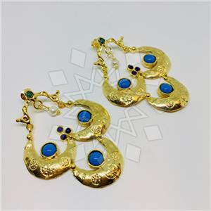 Fashion Handmade Artisan Brass  Statement Earring