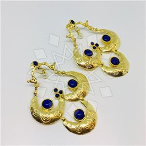 Fashion Handmade Artisan Brass  Statement Earring