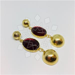 Fashion Handmade Artisan Brass  Statement Earring